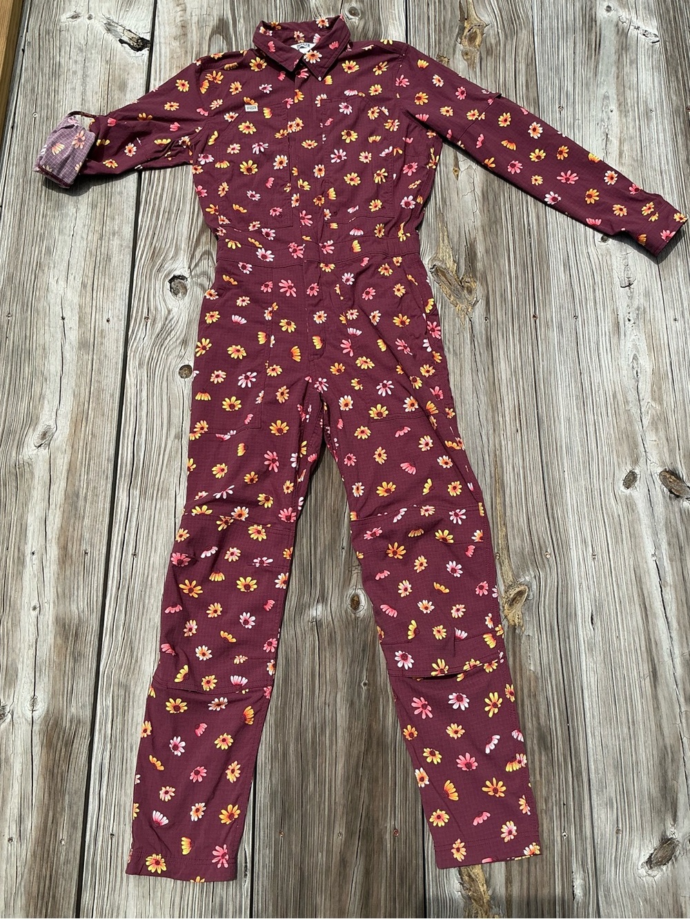 Duluth Retired Print Coneflower Coverall
